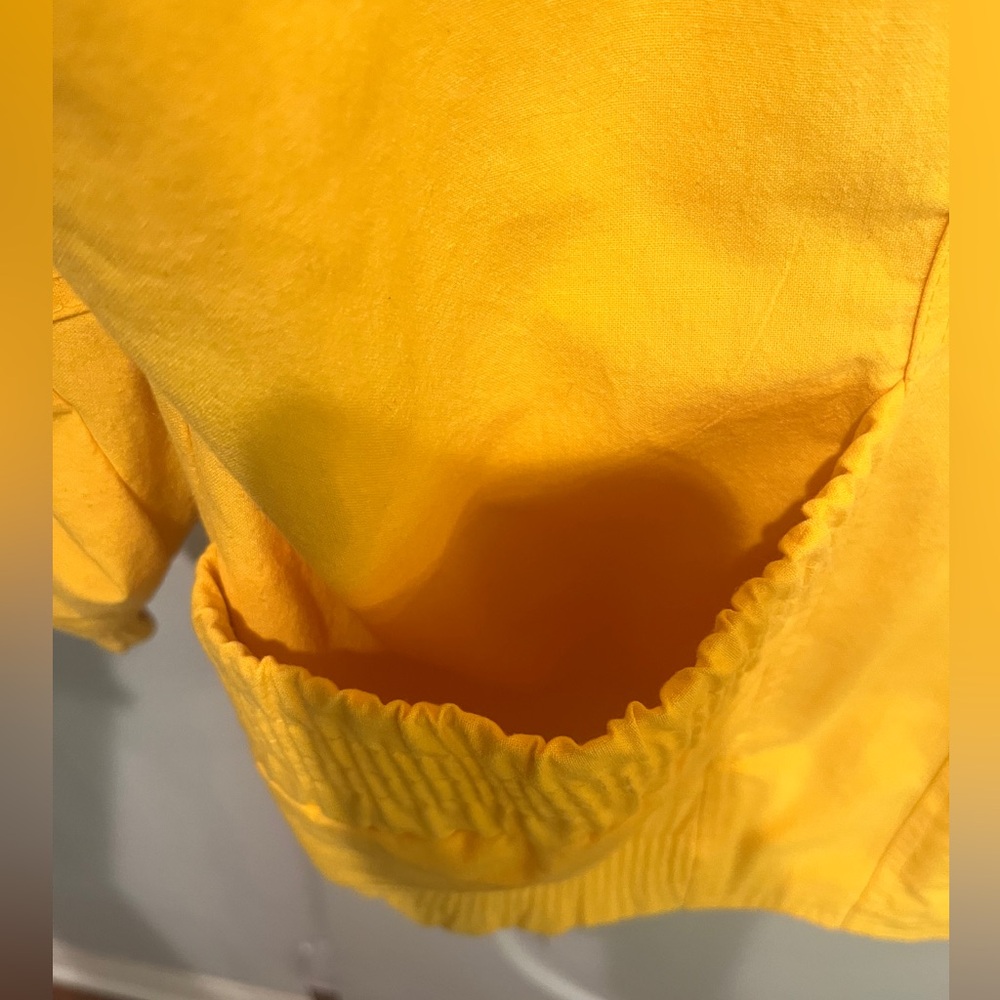 Vintage Bright Yellow oversized dolman sleeve Jacket. Totally 80s!! Amazing!! - Picture 7 of 13